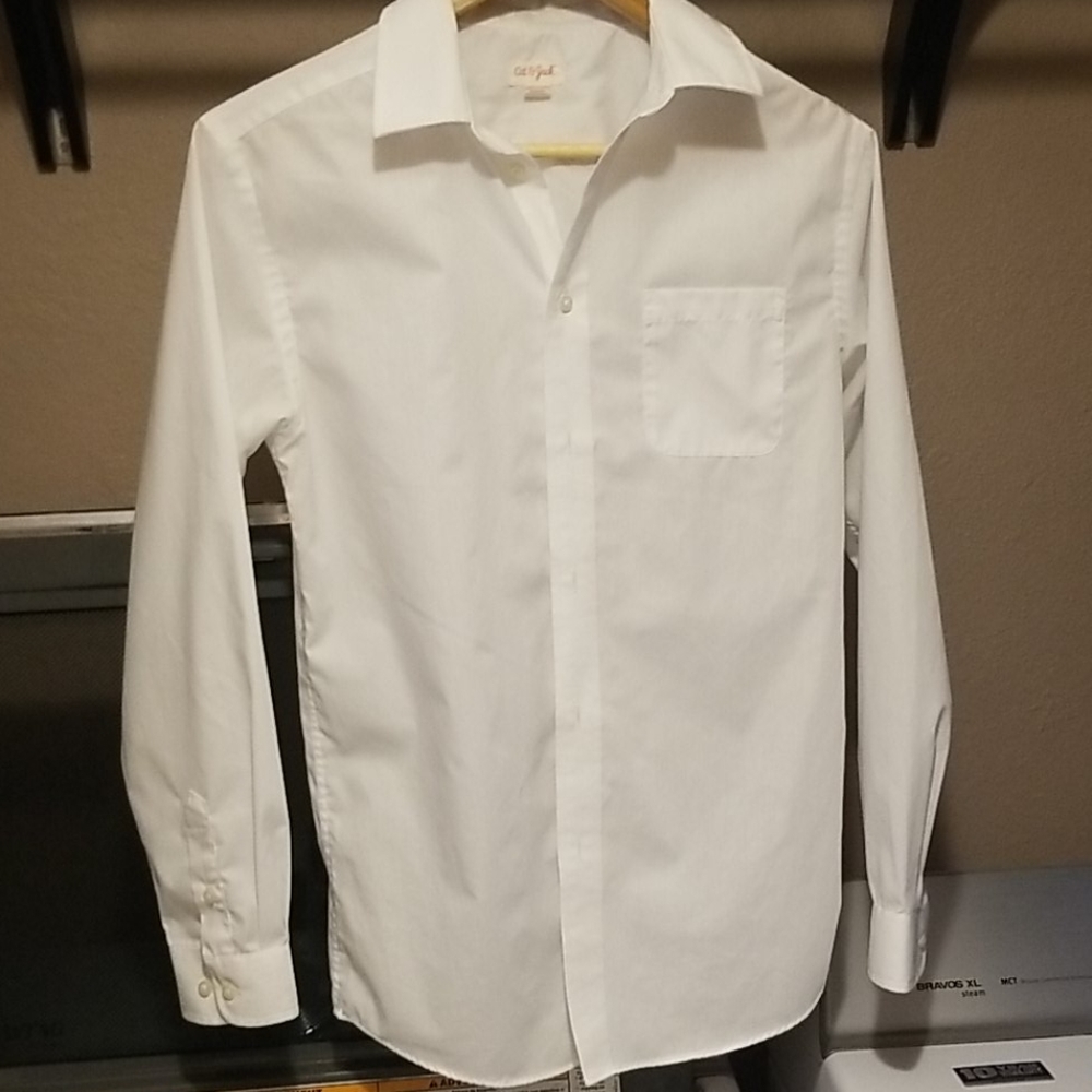 White boys dress shirt